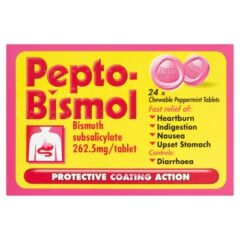 Pepto Bismol Chewable - 24 tablets