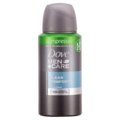 Dove Men+ Care Compressed Clean Comfort 48 Hour Protection Deodorant 75ml Pack