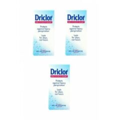 Driclor Solution 20% Triple Pack 60mlx3Pc Pack