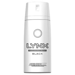 Lynx Antiperspirant Spray Black 150ml Pack