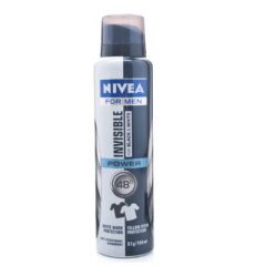 Nivea for Men Invisible Black & White Deodorant Spray 150ml Pack