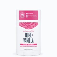 Schmidt's Natural Sensitive Deodorant Stick Rose and Vanilla 58ml Pack