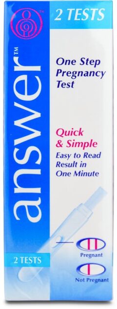 Answer Pregnancy Test Double